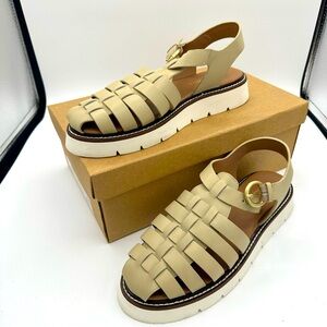 Womens sand Anthropologie fisherman sandals Sz 10